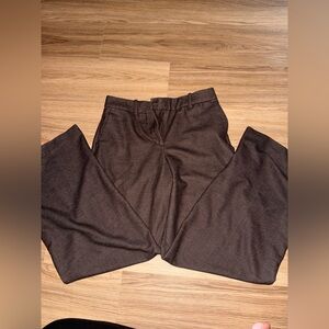 Zara Women's Wide Leg Brown Pants